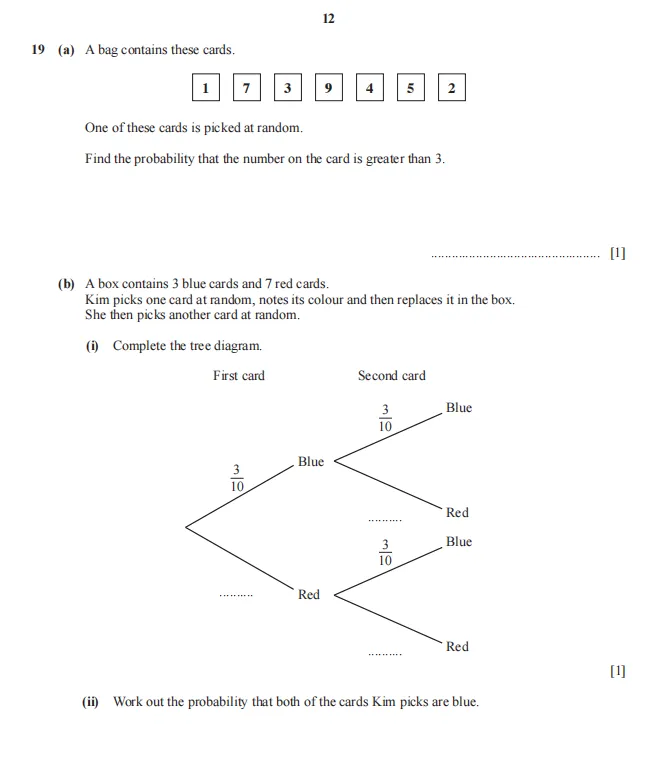 题库下载 | IGCSE数学0580真题PDF(2000~2025年) 第7张