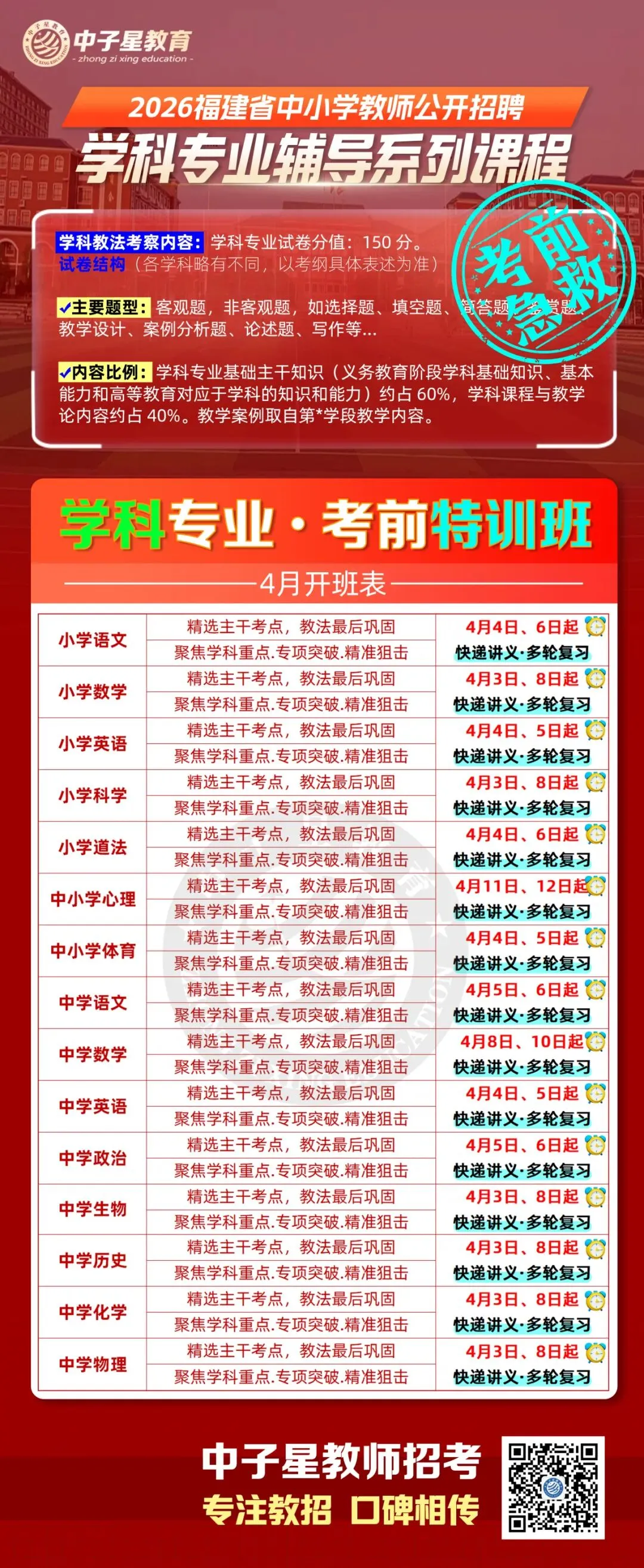 重磅!2026年福建教招【千人模考大赛】!考前模拟!领66.6元现金奖励! 第41张 重磅!2026年福建教招【千人模考大赛】!考前模拟!领66.6元现金奖励! 第41张