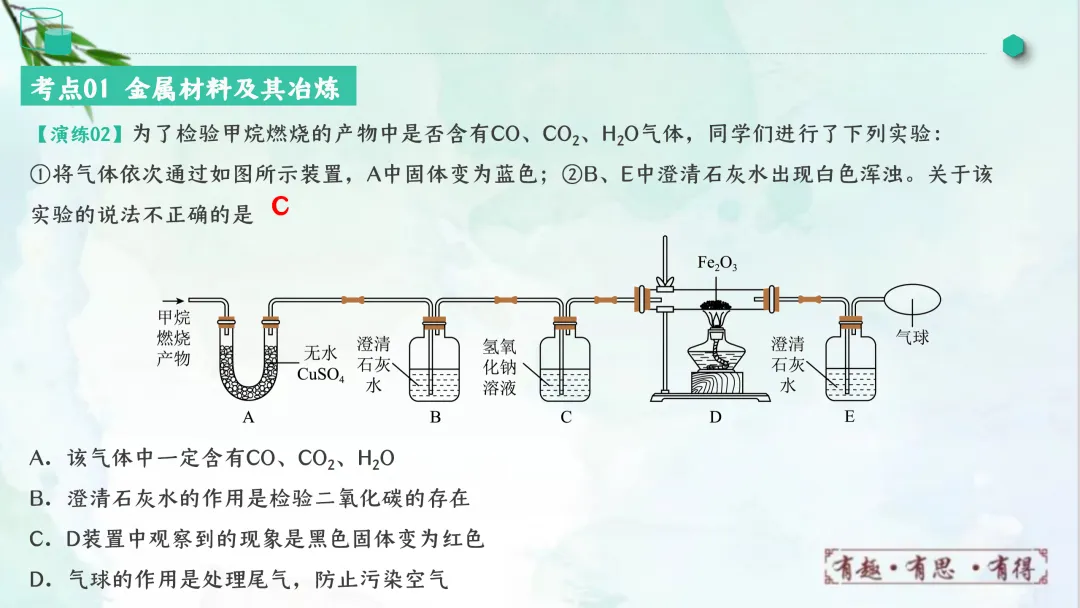 F828 一轮中考单元复习 决胜中考2026 优质课资源包 初中化学《专题复习---金属和金属材料》课件PPT+教学设计Word-第16张图片-四季读书网