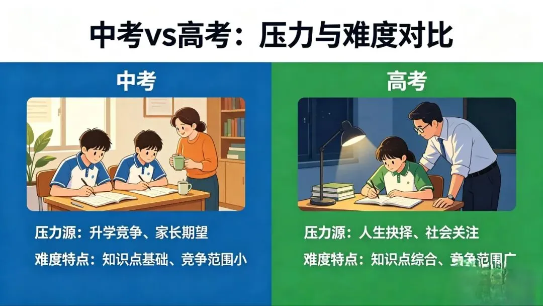 中考vs高考:看似都是大考,压力和难度天差地别! 第4张 中考vs高考:看似都是大考,压力和难度天差地别! 第4张