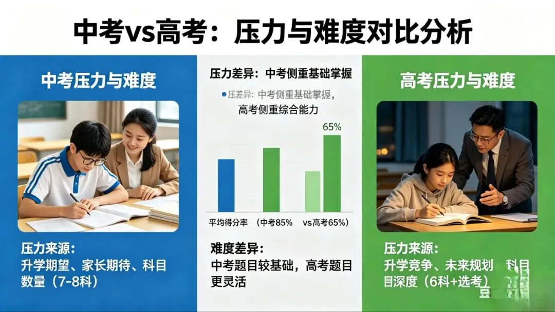 中考vs高考:看似都是大考,压力和难度天差地别! 第5张 中考vs高考:看似都是大考,压力和难度天差地别! 第5张