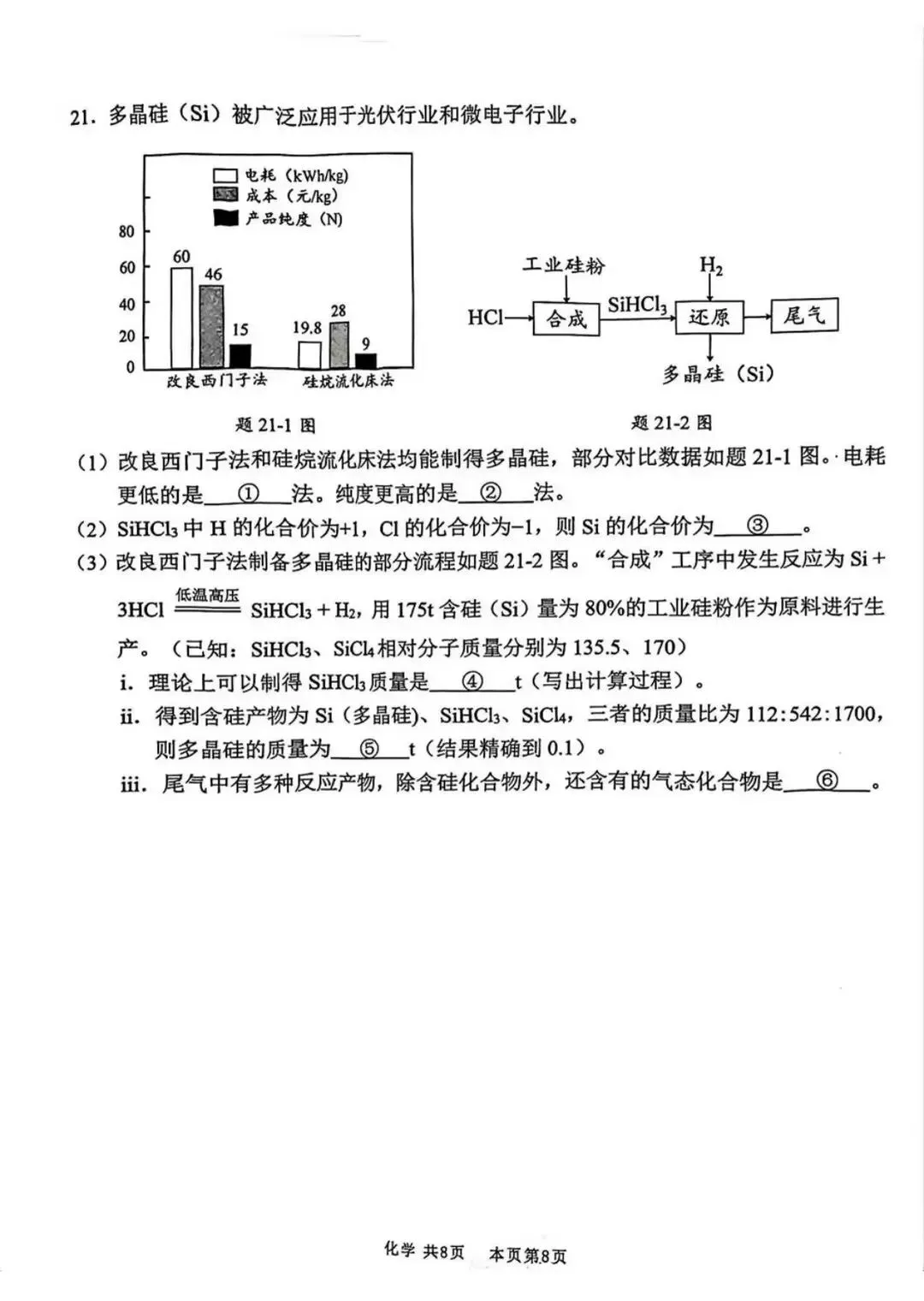 2026南海区中考一模化学试卷分析+答案抢先看 第8张