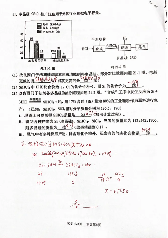 2026南海区中考一模化学试卷分析+答案抢先看 第11张