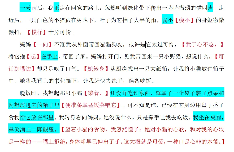 中考描写课——细节传情 第2张 中考描写课——细节传情 第2张