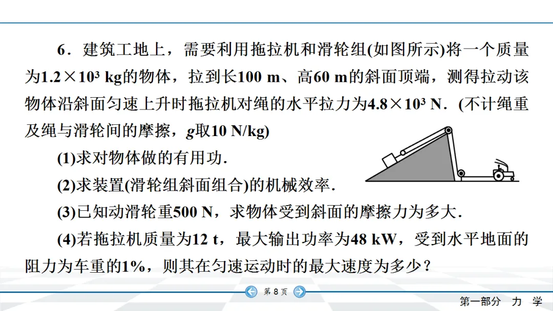 中考物理专项集训三:简单机械与机械效率的综合 第9张