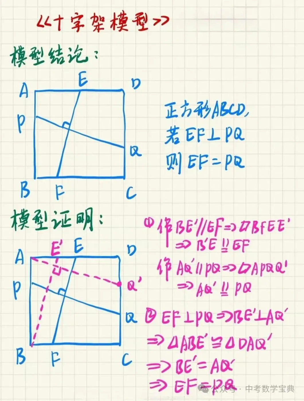 中考数学常考的18种几何模型,超全,建议收藏!-第13张图片-四季读书网