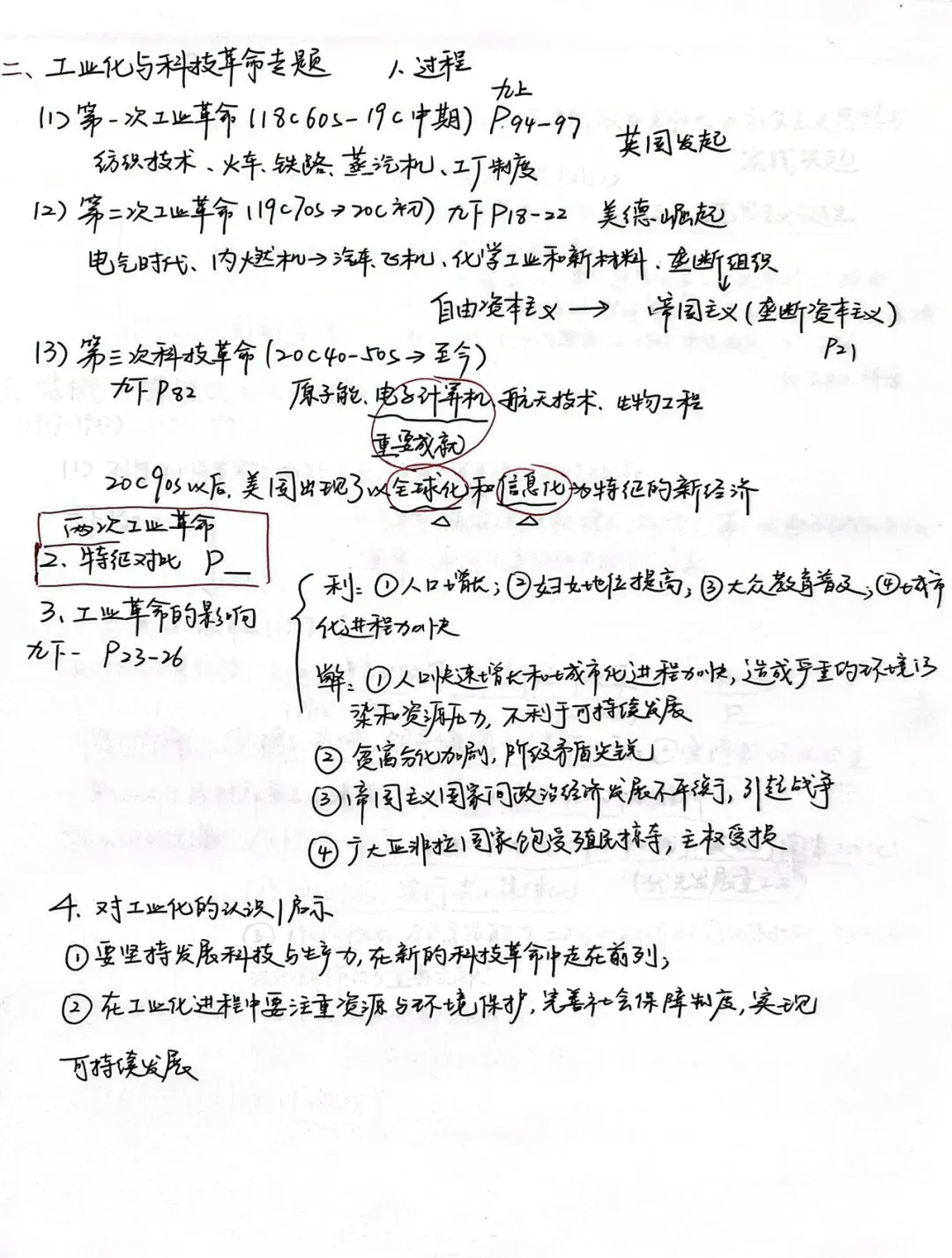 教学备忘录:河北中考世界近现代史复习的六个专题总结 第3张