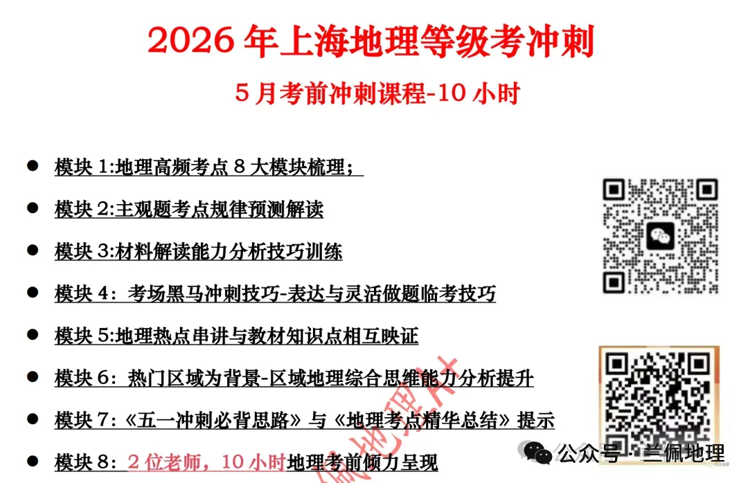 考前20天,大量的二模试卷书写训练中--我们如何写的地理“好”主观题-第7张图片-四季读书网