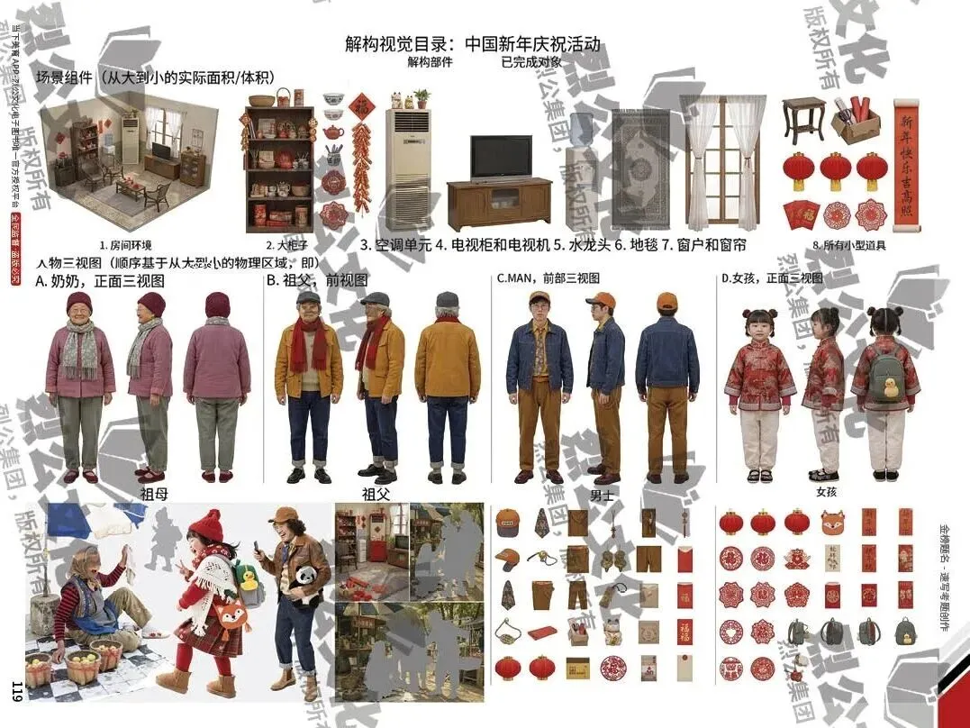 《金榜题名-速写考题创作》从考试题型出发,涵盖改革单人到多人场景、美术鉴赏二创、模板套题、一题多解、创意速写、真题与考月考. 第52张