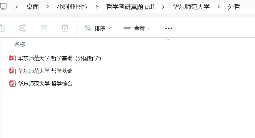 华东师范大学哲学考研历年真题:1997-2026 第8张