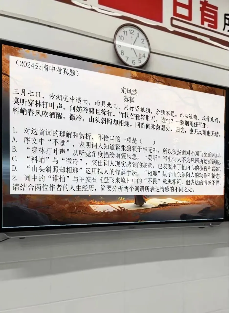 中考专题复习之苏轼诗文整合复习,太赞了!-第13张图片-四季读书网