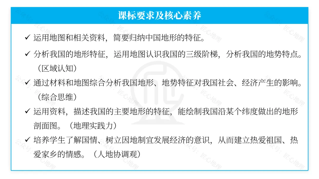 新教材 | 中考一轮复习·中国的地形(课件+导学单+练习题) 第23张 新教材 | 中考一轮复习·中国的地形(课件+导学单+练习题) 第23张