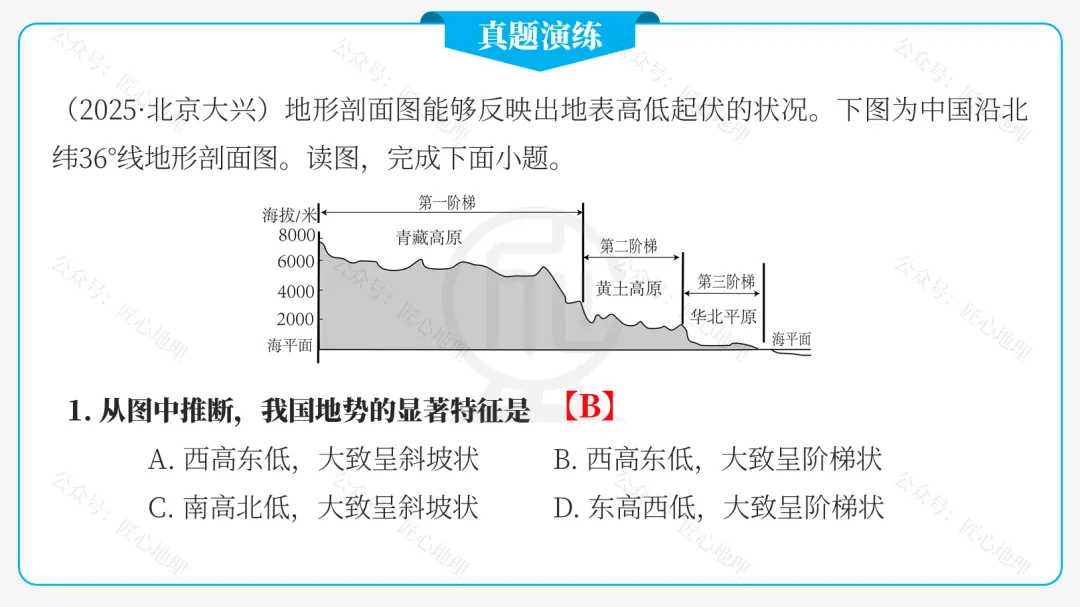 新教材 | 中考一轮复习·中国的地形(课件+导学单+练习题) 第35张 新教材 | 中考一轮复习·中国的地形(课件+导学单+练习题) 第35张