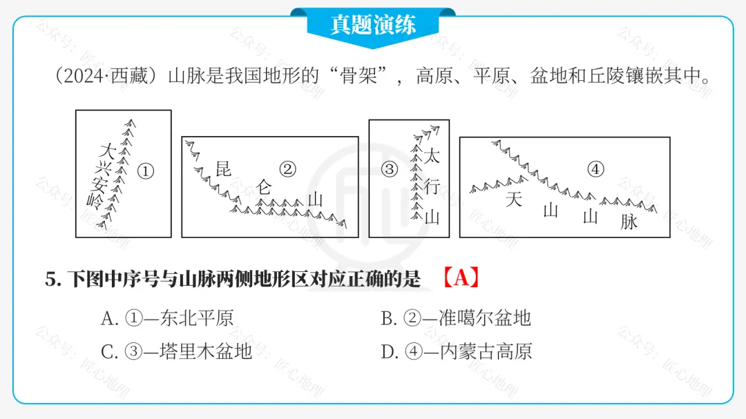 新教材 | 中考一轮复习·中国的地形(课件+导学单+练习题) 第56张 新教材 | 中考一轮复习·中国的地形(课件+导学单+练习题) 第56张