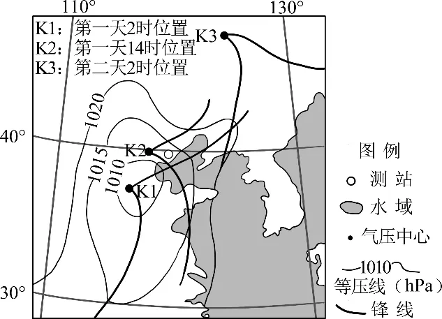 冲刺提分真题练——考点10 常见天气系统(原卷版) 第4张 冲刺提分真题练——考点10 常见天气系统(原卷版) 第4张
