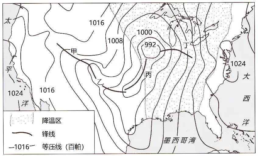 冲刺提分真题练——考点10 常见天气系统(原卷版) 第36张 冲刺提分真题练——考点10 常见天气系统(原卷版) 第36张