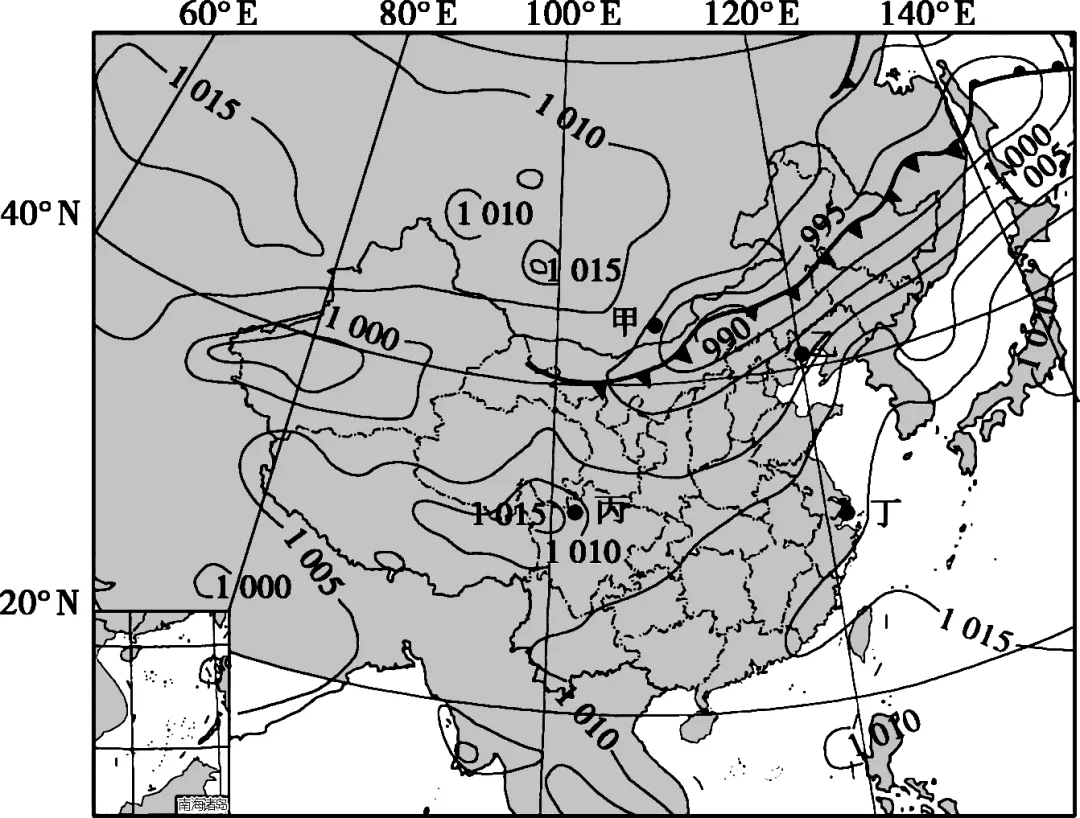 冲刺提分真题练——考点10 常见天气系统(解析版) 第35张