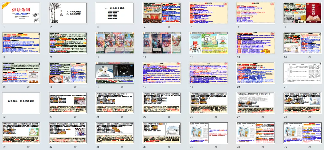 中考道法热点专题6:依法治国(2026版)|课件+练习+微课,老师备课/学生复习必备 第8张 中考道法热点专题6:依法治国(2026版)|课件+练习+微课,老师备课/学生复习必备 第8张