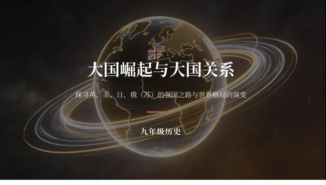 九年级历史中考专题复习:大国崛起与大国关系 第3张