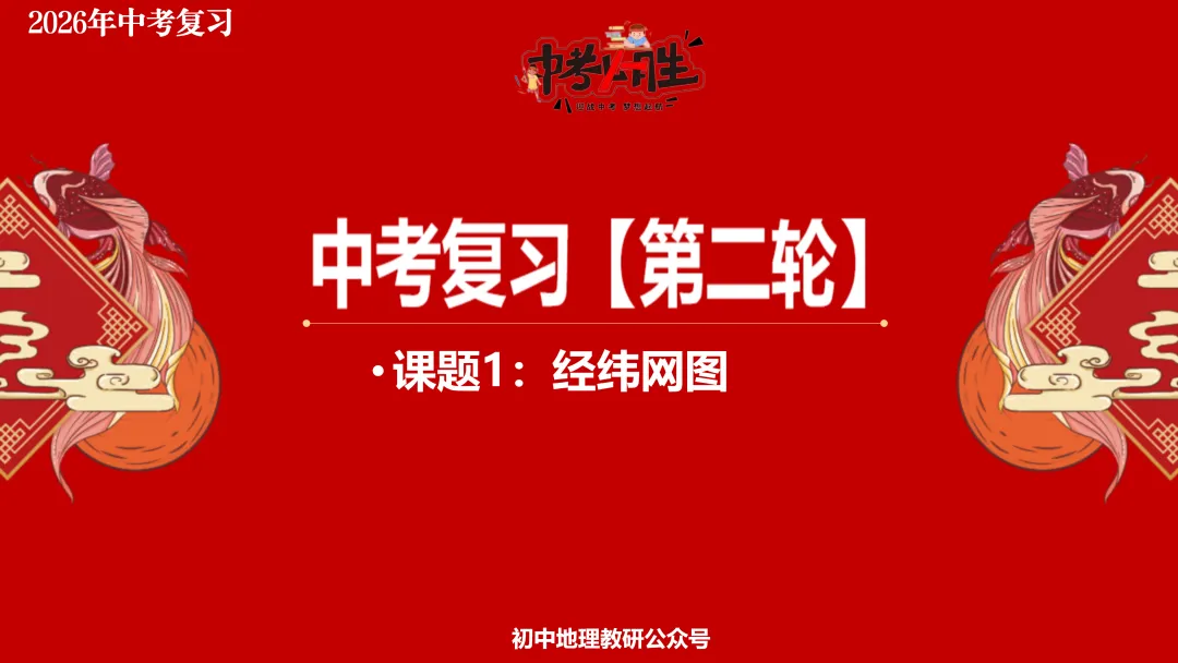 2026年中考地理复习【第二轮】 | 课题1《经纬网图》,欢迎大家加入会员群,享受更多优惠! 第2张