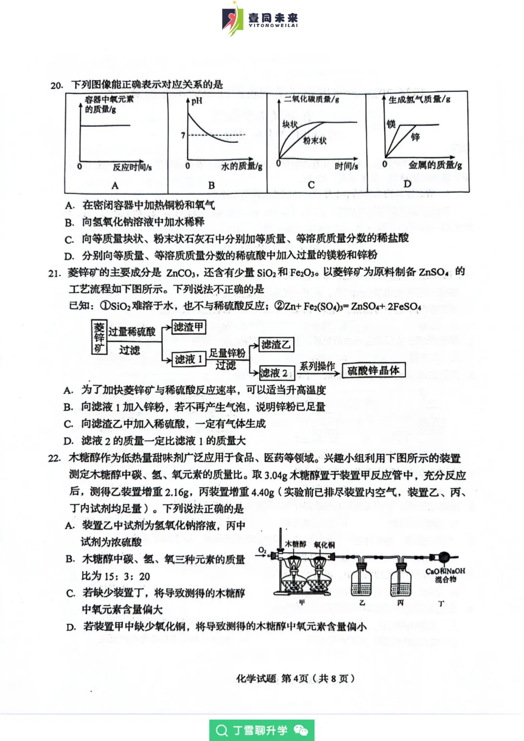 【中考一模】市南【化学】2026年青岛中考一模真题! 第7张