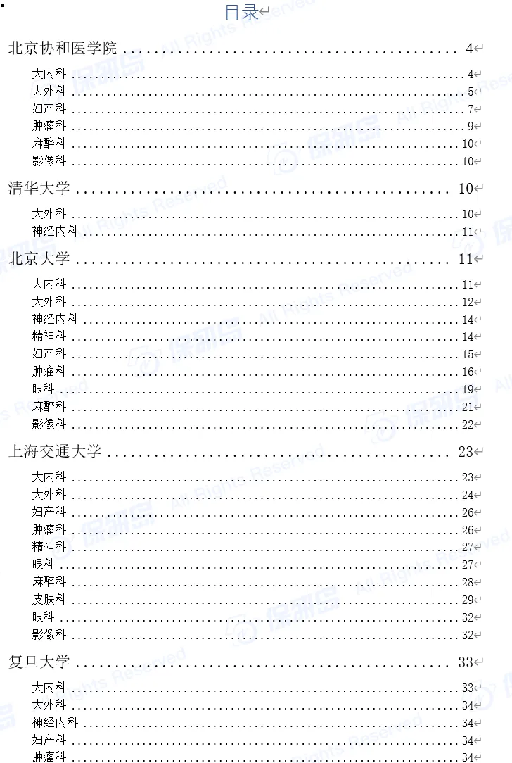 夏令营考核前必看!临床医学26校笔面试真题1000题超全汇总! 第2张
