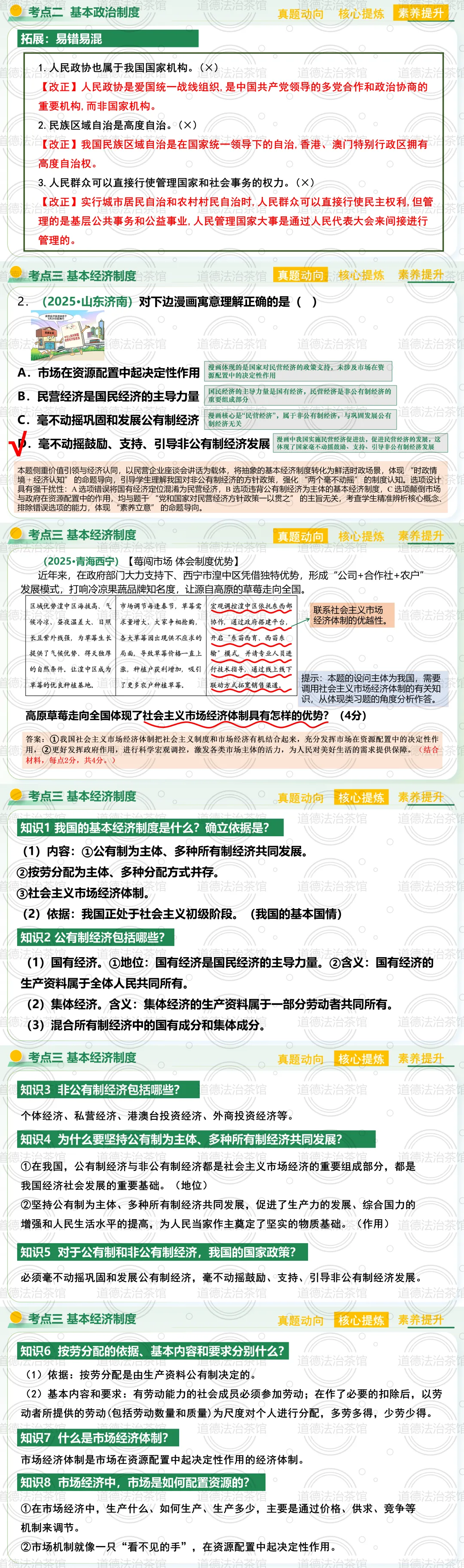2026中考道法二轮复习“神器”!这个专题让“人民当家作主”活起来了|热点专题《人民当家作主》复习课(全国通用) 第7张