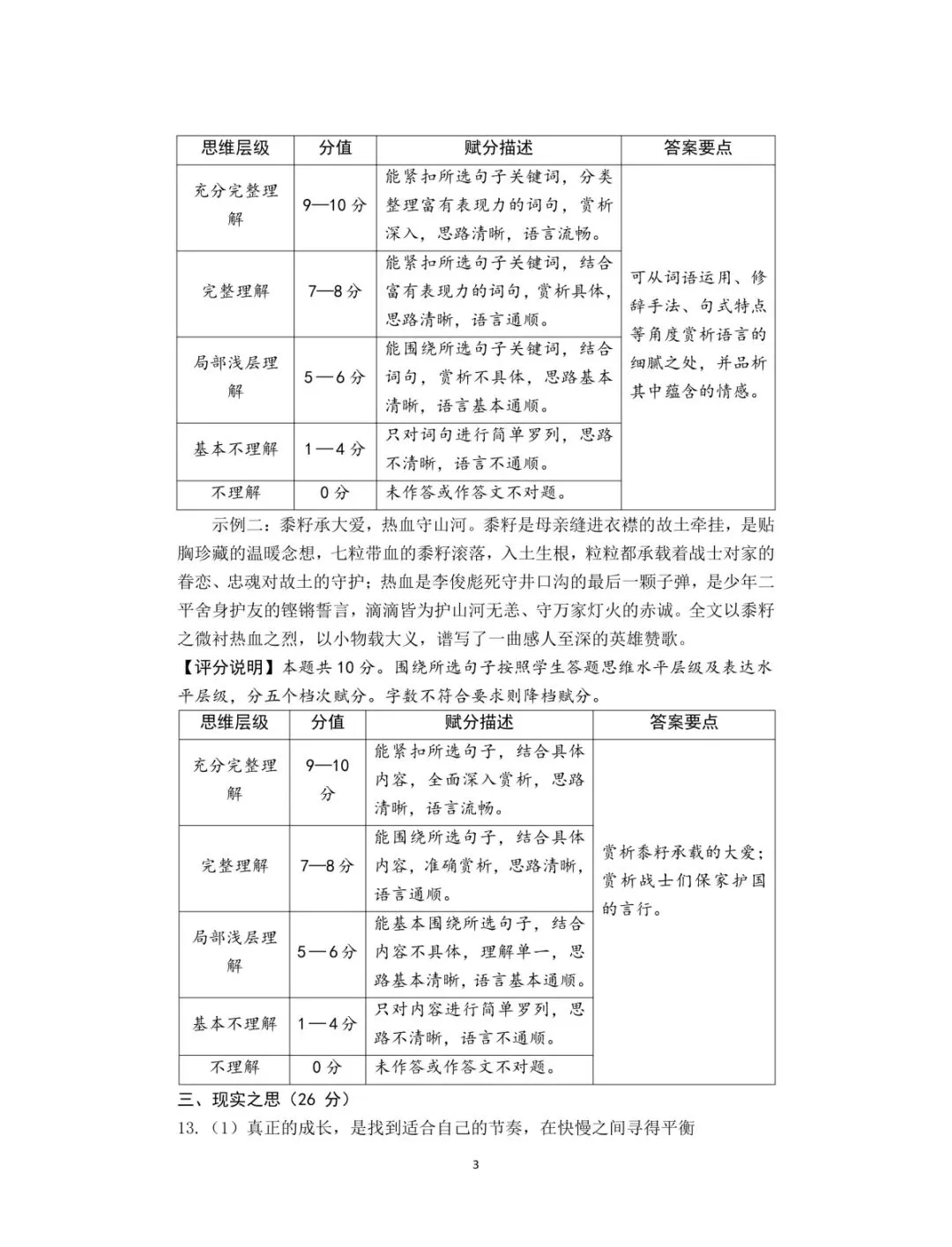 2026年九年级4月初模拟测试-第51张图片-四季读书网