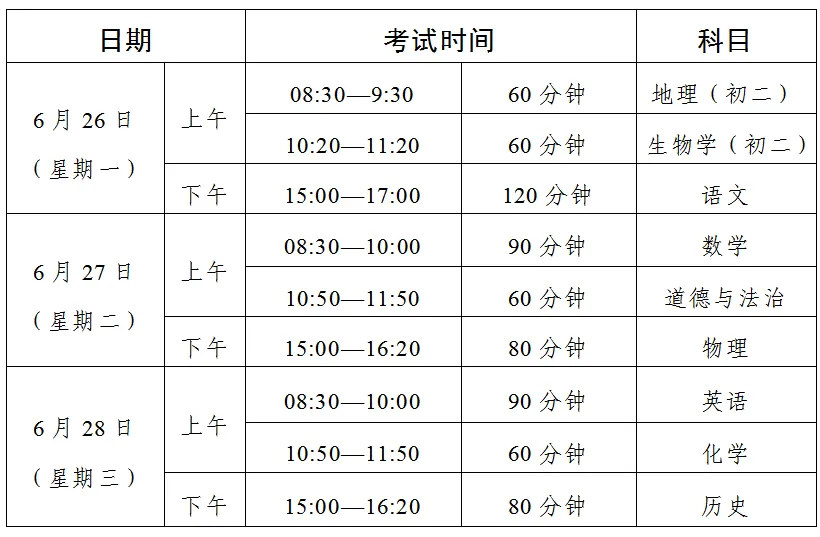 定了!今年佛山中考时间公布|佛山早班车 第5张