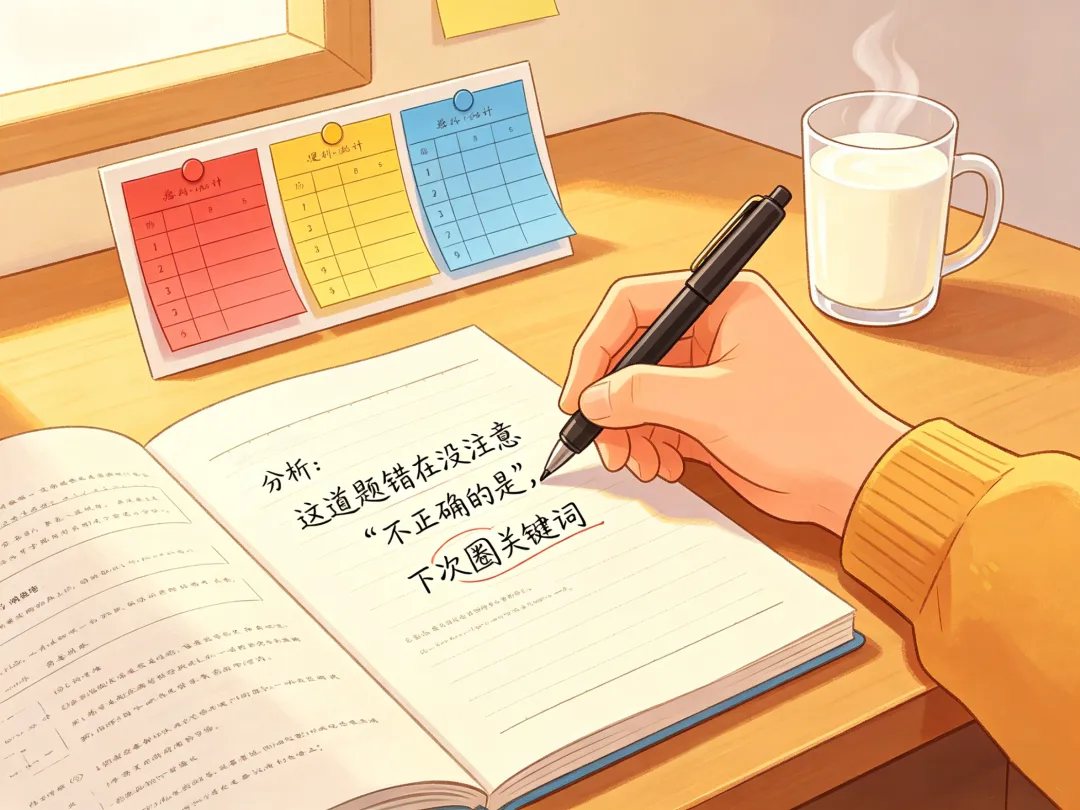 如何用30分钟快速复盘一套试卷?学会这招,比刷10套题更有用 第2张