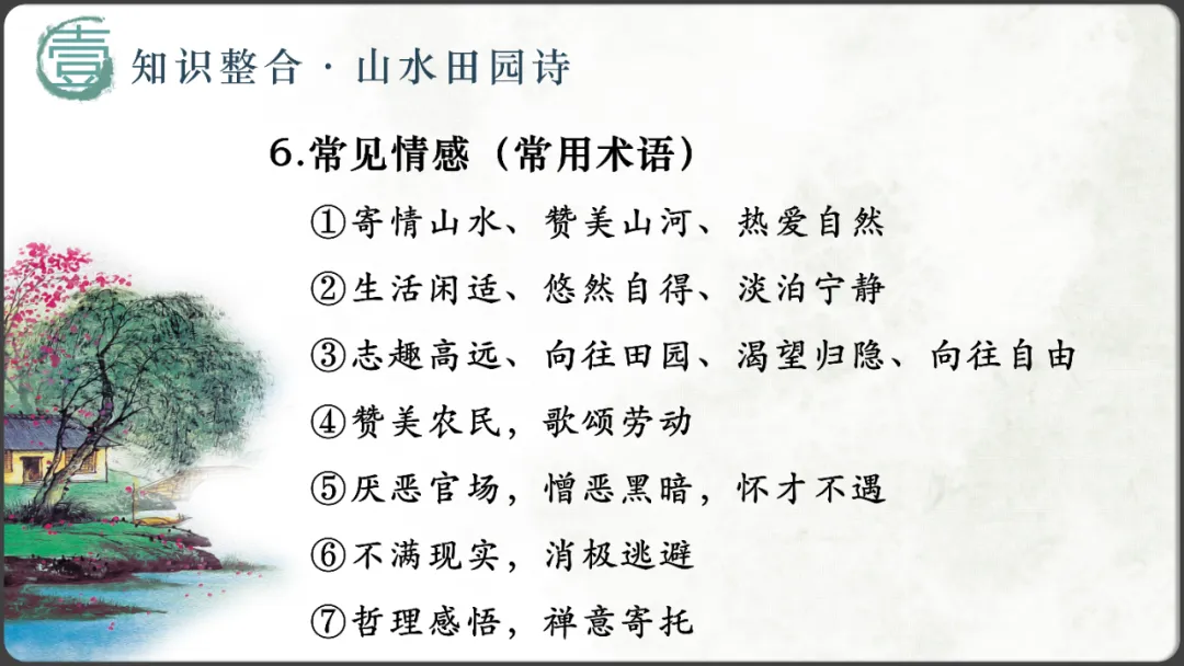 【2026年中考诗词鉴赏专题复习】 第15张