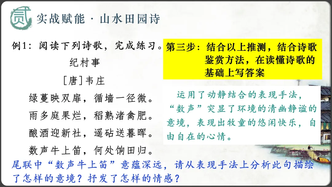 【2026年中考诗词鉴赏专题复习】 第19张