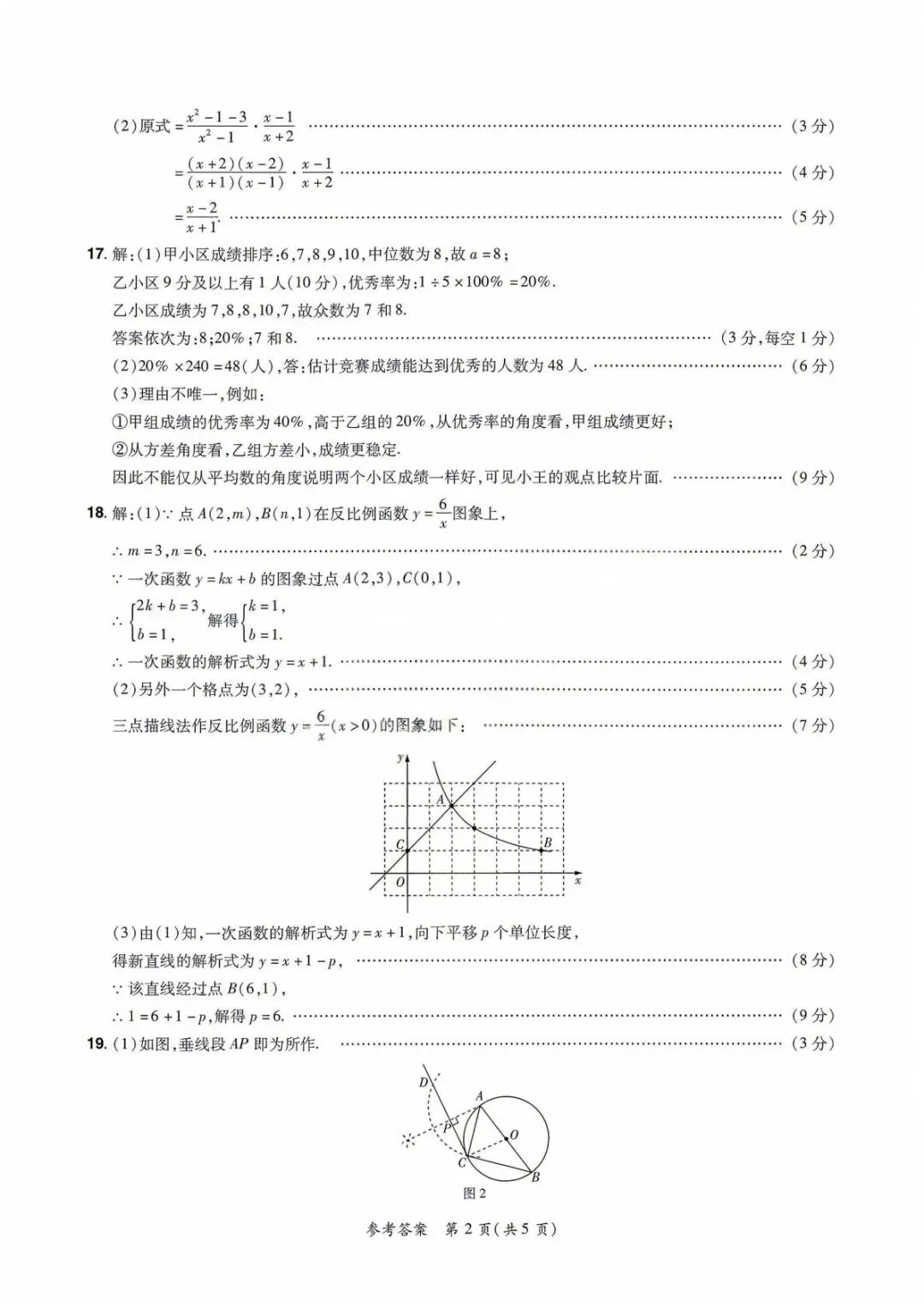 2026年中原名校大联考中考一模数学试卷及答案 第9张