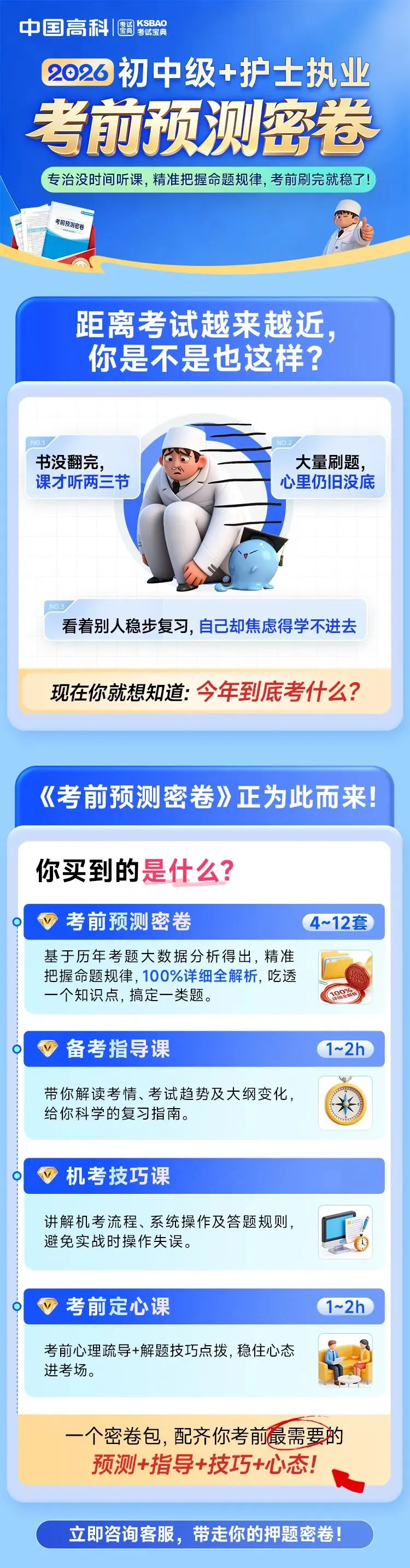 【免费模考】考前最后一次模考,速练! 第3张