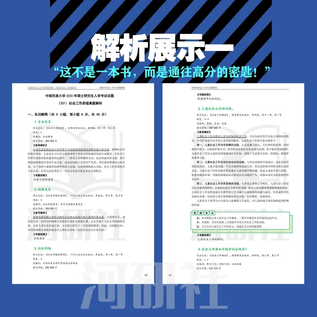 2027年华南理工大学社会工作真题全解 | 命题规律、风格剖析与答题框架 第17张 2027年华南理工大学社会工作真题全解 | 命题规律、风格剖析与答题框架 第17张