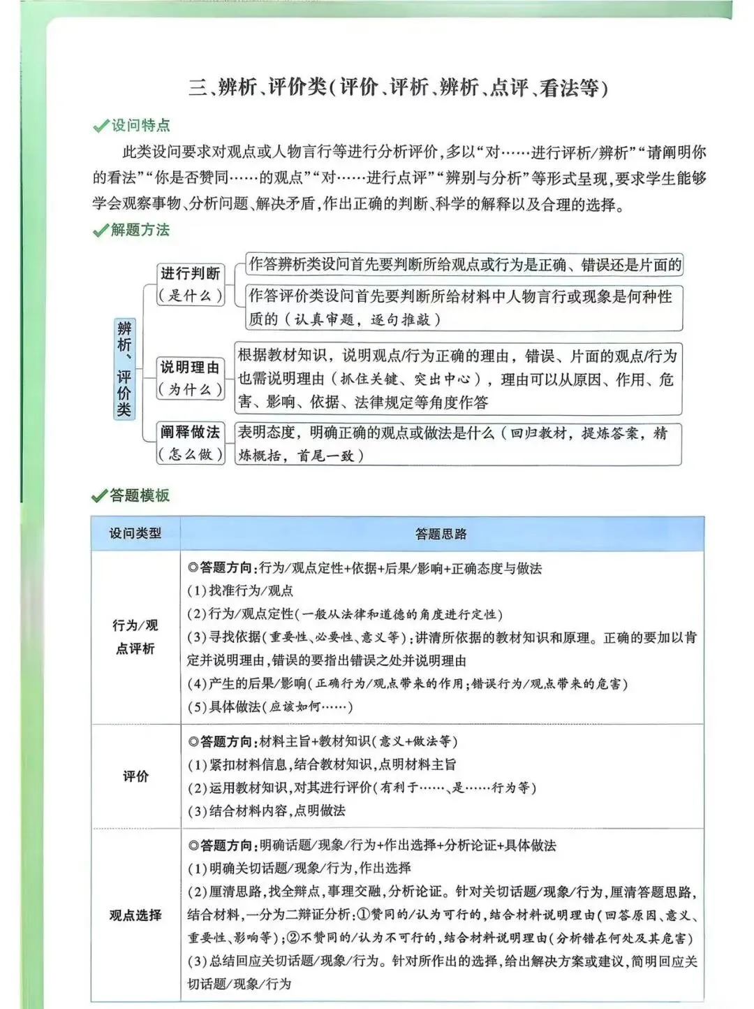 2026 陕西中考道法冲刺|本地考点 + 答题技巧 考题预测(直接背!) 第27张