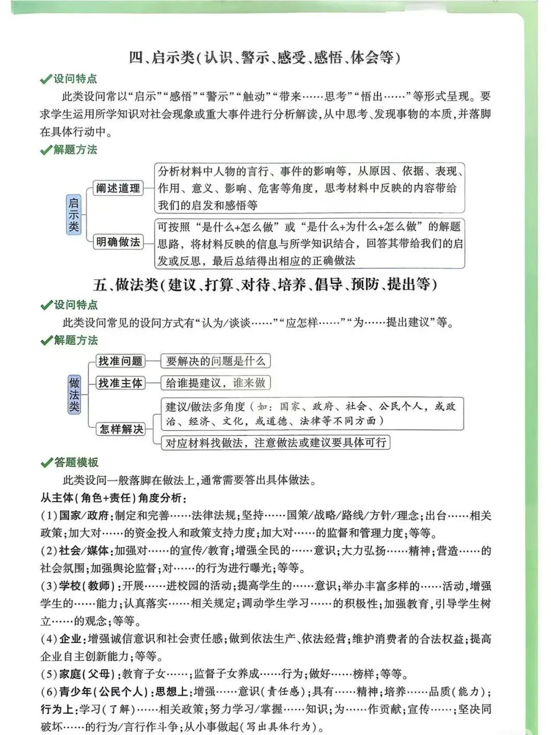 2026 陕西中考道法冲刺|本地考点 + 答题技巧 考题预测(直接背!) 第28张