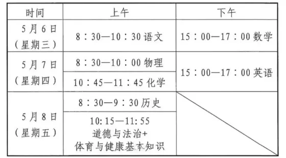 官宣!福建 4 地中考二检时间定了!2026 九地市中招全时间轴汇总,家长速码! 第7张