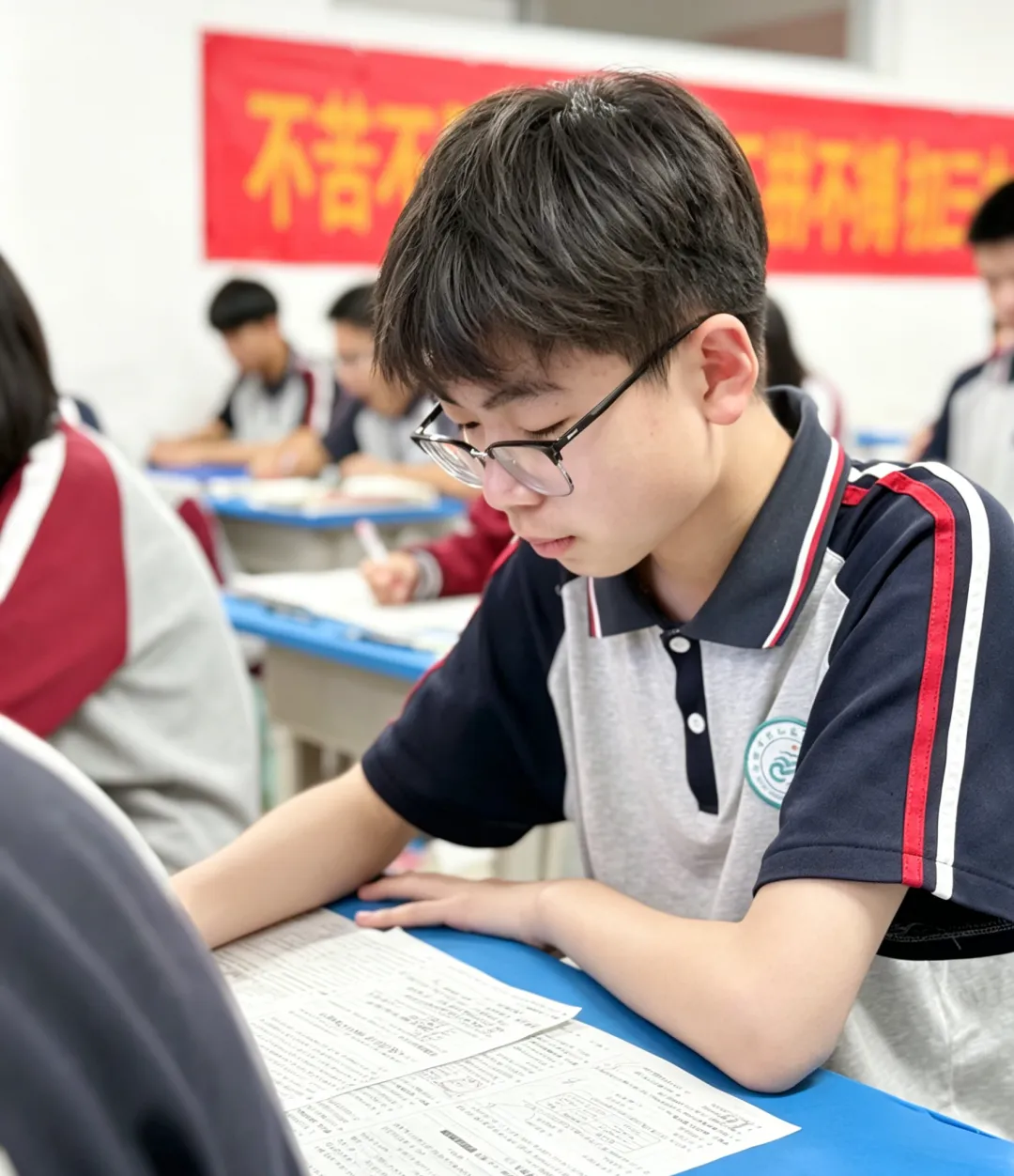 中考倒计时67天|夜灯为证,少年逐梦,不负前行 第77张