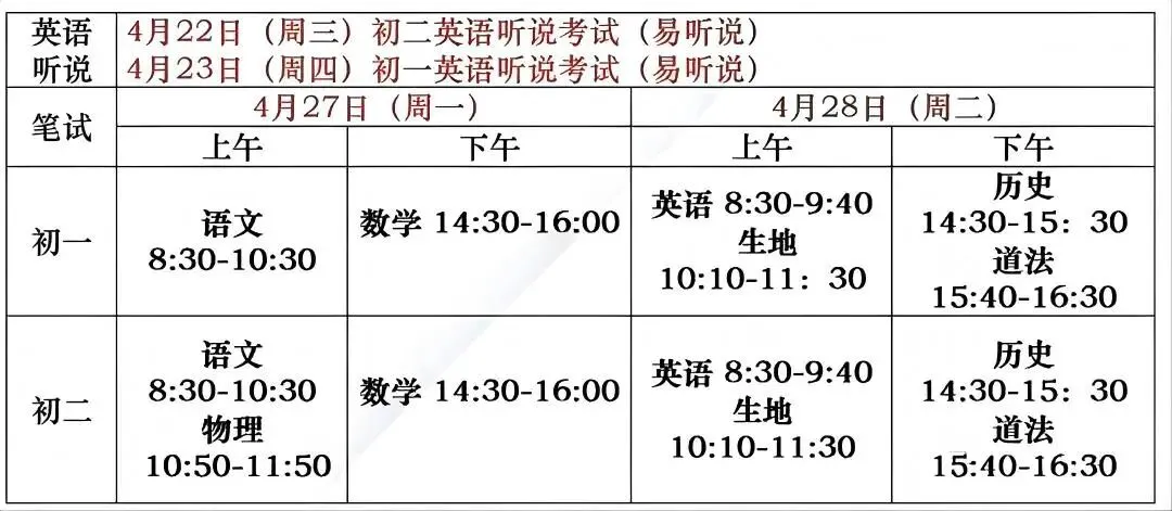 深圳四区期中时间已出!附往年期中真题! 第3张