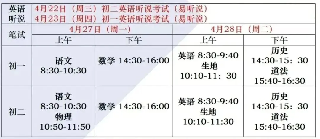深圳多区初一初二期中考试出炉!附往年真题含答案!-第4张图片-四季读书网