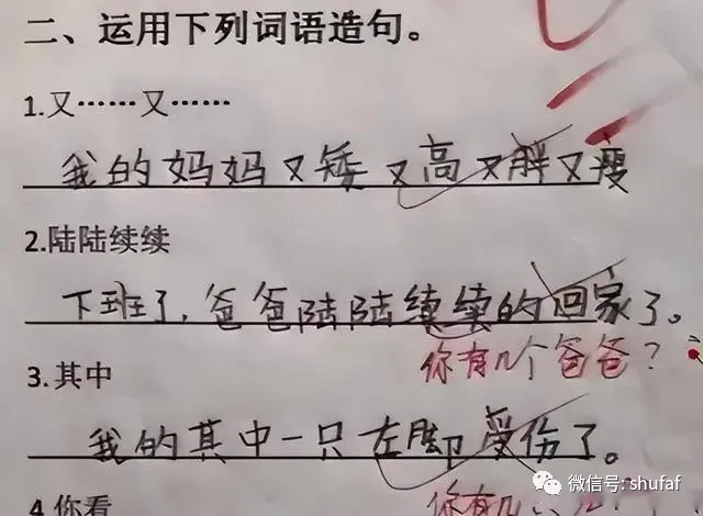 小学生“倒数第一试卷”走红,老师:我教不了,这孩子智商太高! 第13张 小学生“倒数第一试卷”走红,老师:我教不了,这孩子智商太高! 第13张