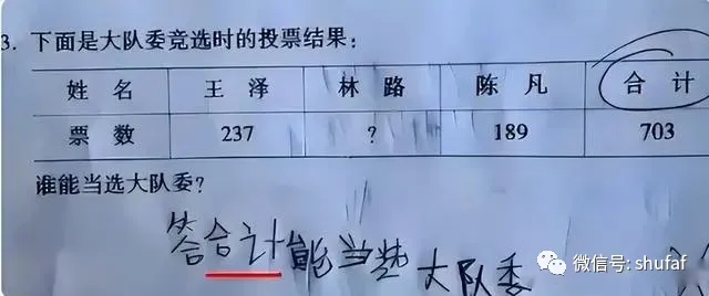 小学生“倒数第一试卷”走红,老师:我教不了,这孩子智商太高! 第14张 小学生“倒数第一试卷”走红,老师:我教不了,这孩子智商太高! 第14张