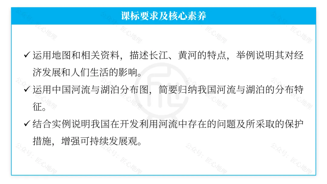新教材 | 中考一轮复习·中国的河流与湖泊(课件+导学单+练习题) 第27张