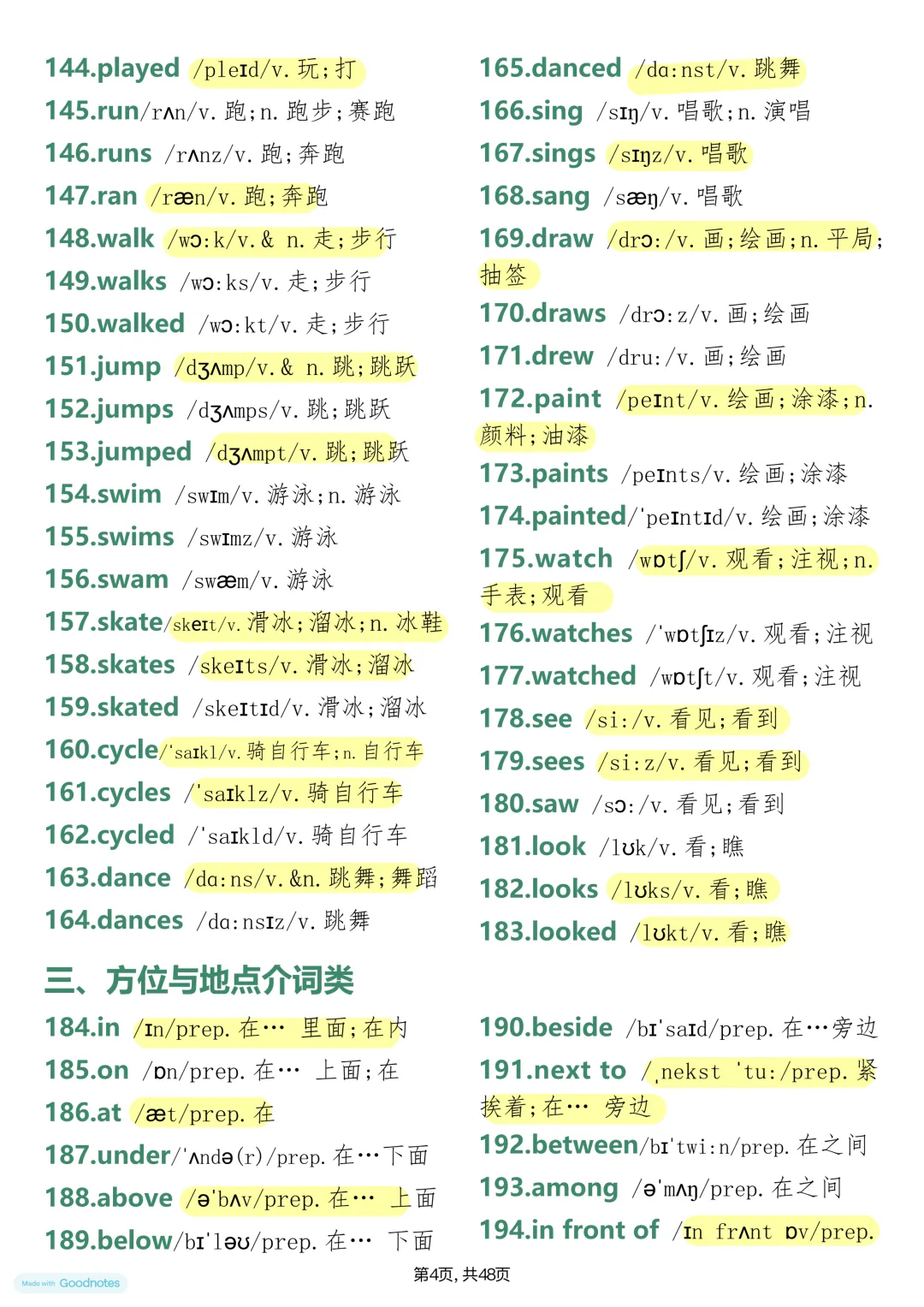 用分类速记,搞定中考英语1730核心词 第4张 用分类速记,搞定中考英语1730核心词 第4张