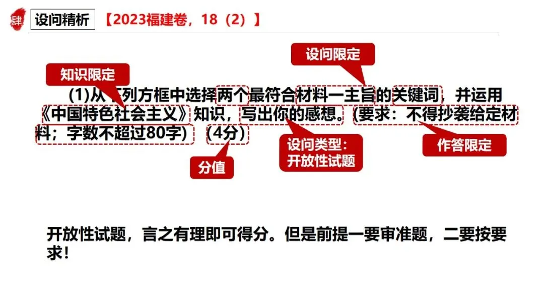高正团队三轮资料:跟着真题学答题专题一 第23张