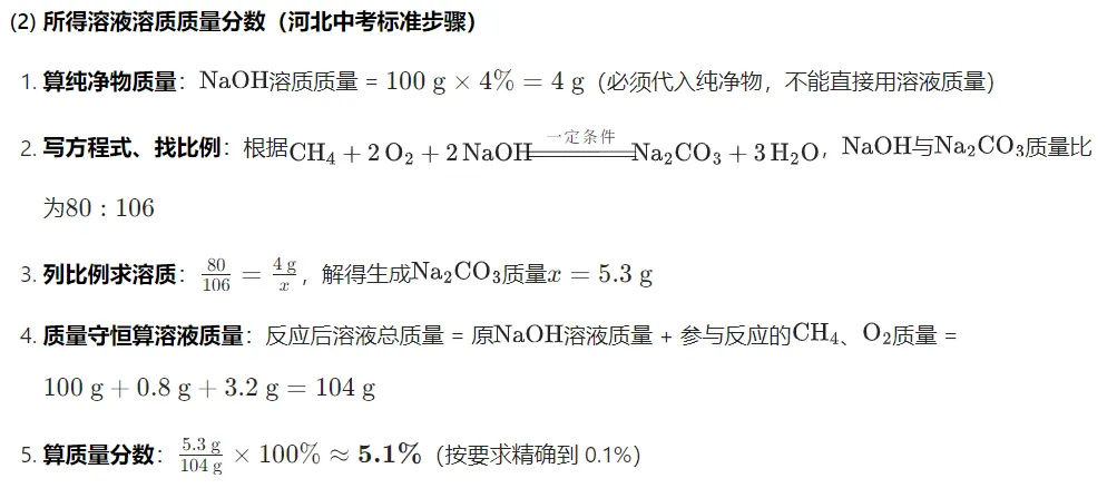 2026中考化学压轴题系列(七):化学方程式 + 溶液计算题 第4张 2026中考化学压轴题系列(七):化学方程式 + 溶液计算题 第4张