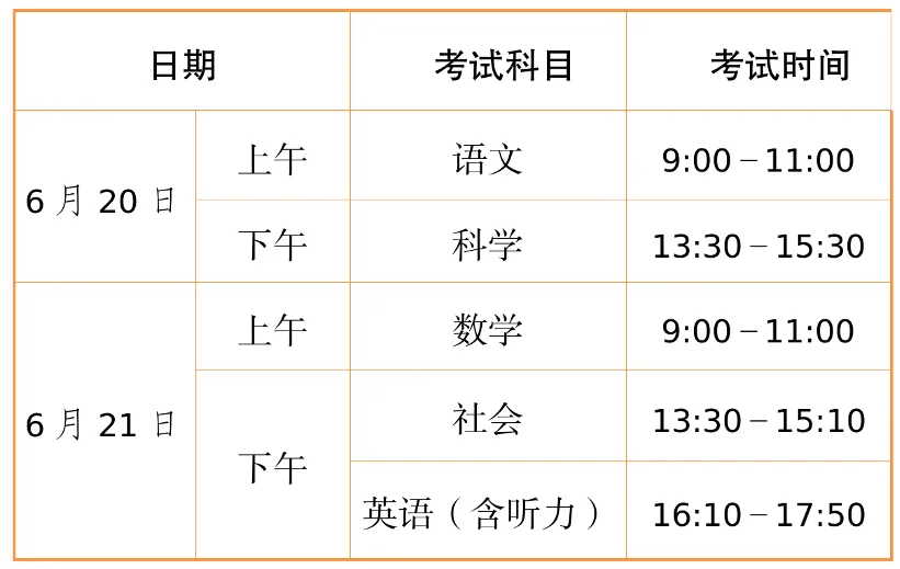 2026年金华中考政策公布 成绩将于6月30日发布 第3张