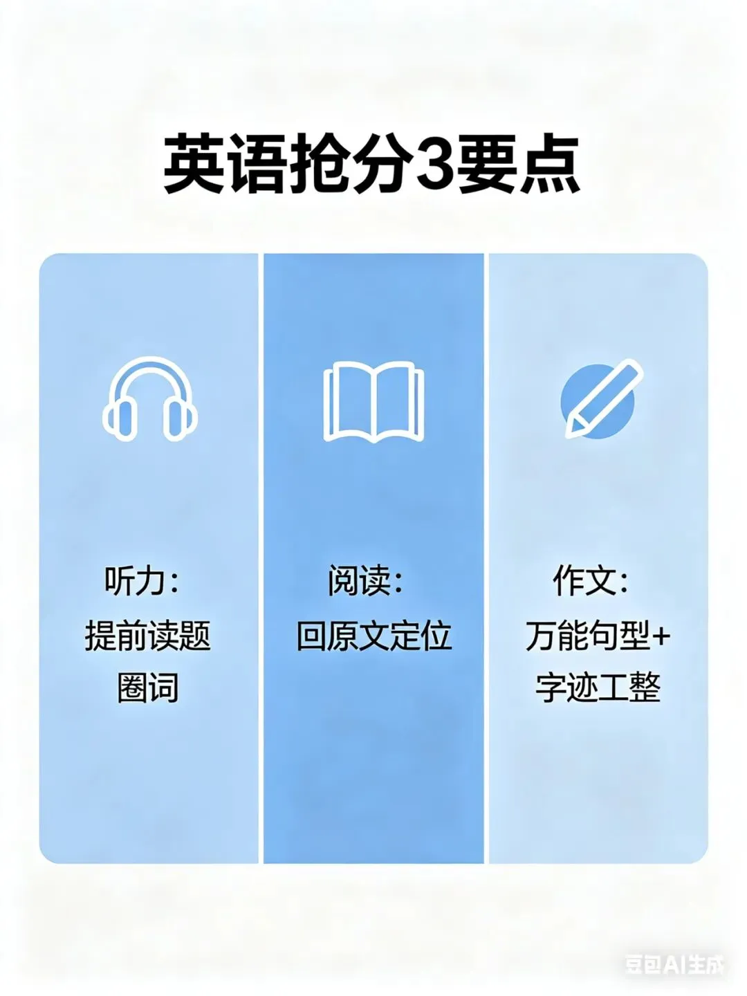 中考各科“抢分”技巧—会做的不丢分,不会的也能蒙 第3张 中考各科“抢分”技巧—会做的不丢分,不会的也能蒙 第3张