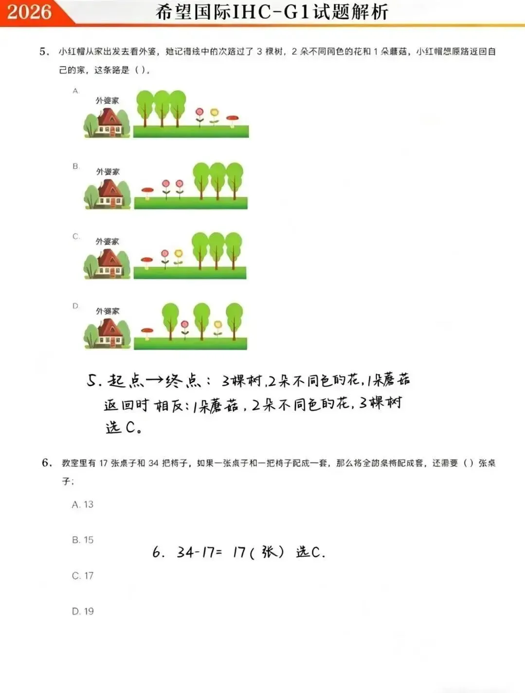 2026希望国际最新真题和详细解析! 第3张